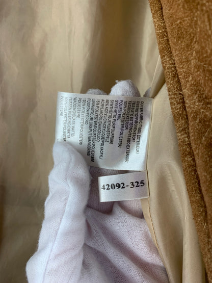 Y2K Style Brown Faux Shearling Zip Up Jacket