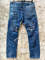 Cipo & Baxx Distressed Patchwork Jeans
