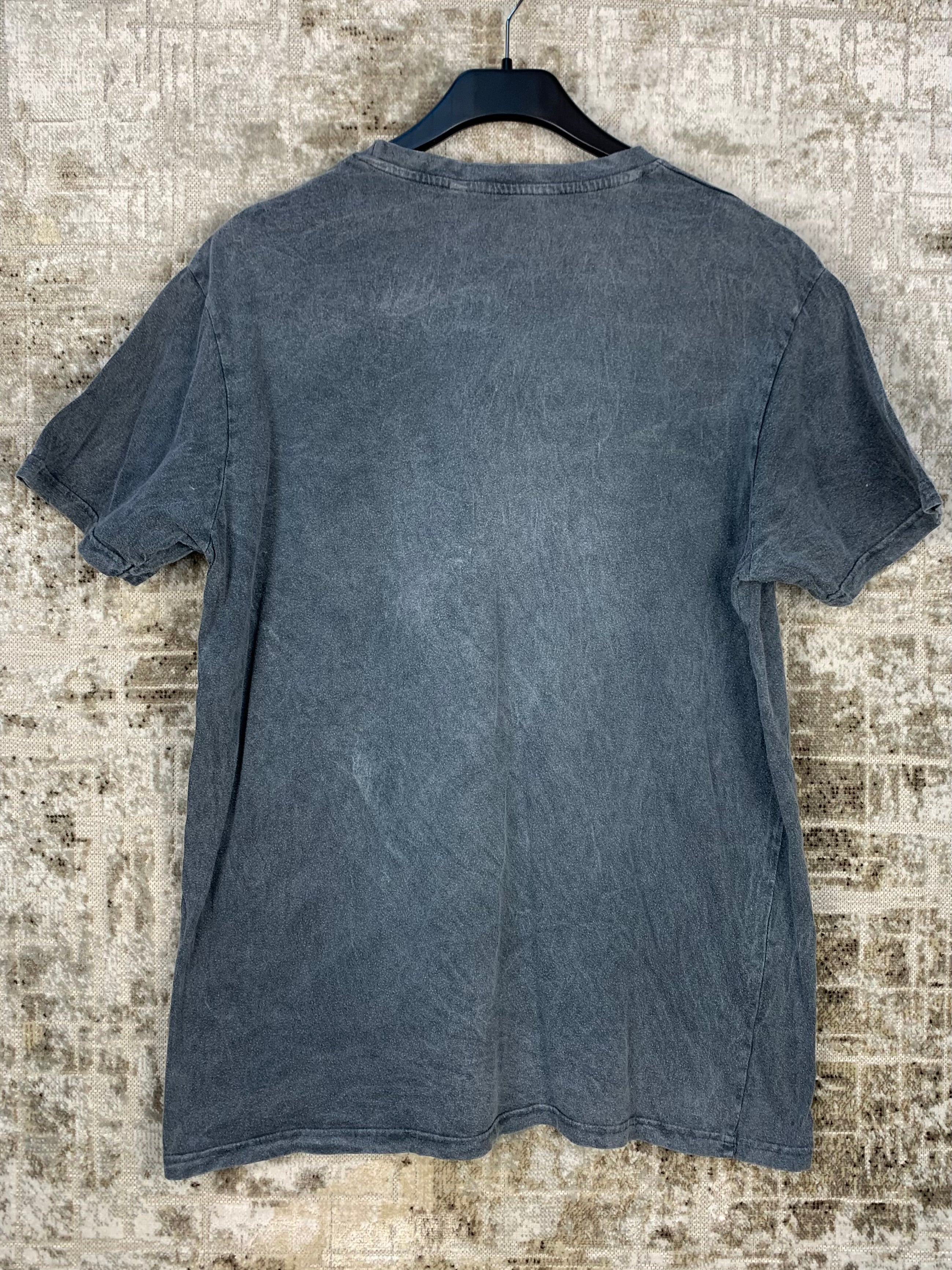 Mens Vintage Route 66 Grey Graphic T Shirt