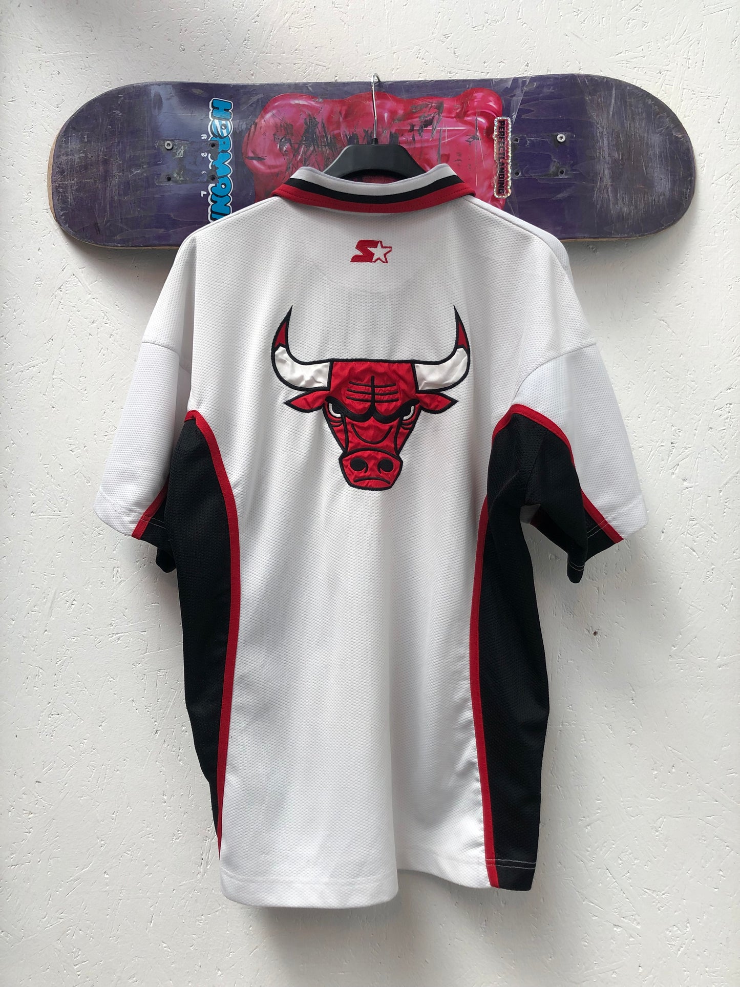 Vintage Chicago Bulls Starter Button-Up Jersey Shirt