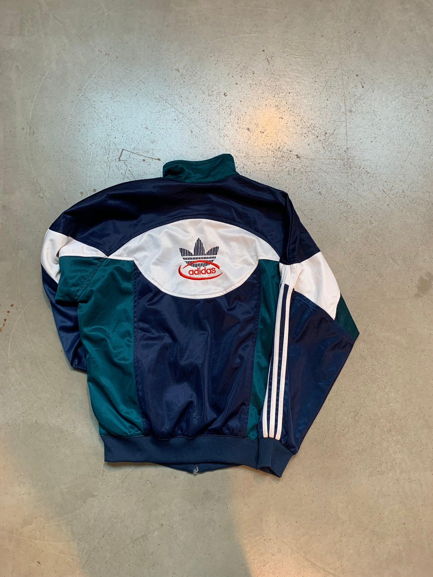 Adidas Originals Vintage Navy Blue Full Zip Track Jacket
