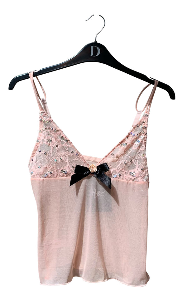 Soleil Sucré Lingerie Sequin Lace Cami