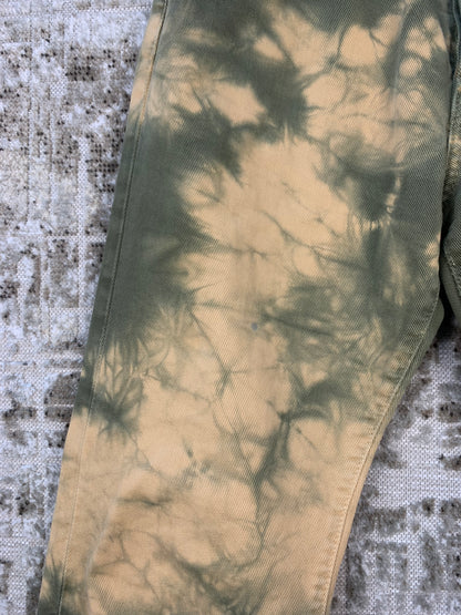 Womens Vintage Levis 551 Tie Dye Jeans