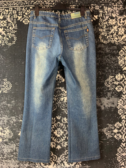 Women's Y2K Style Ankle Length Blue Jeans