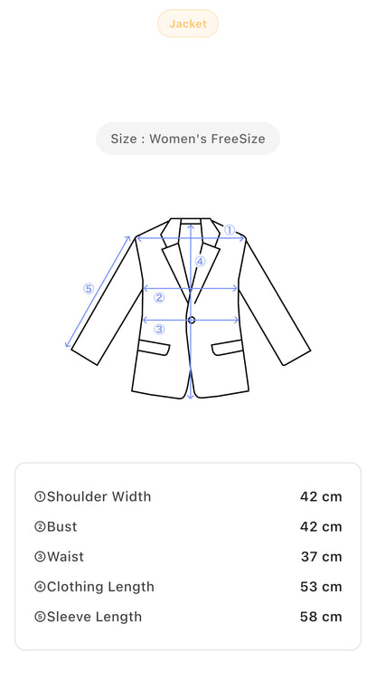 Women's Retro ONLY Green Corduroy Blazer