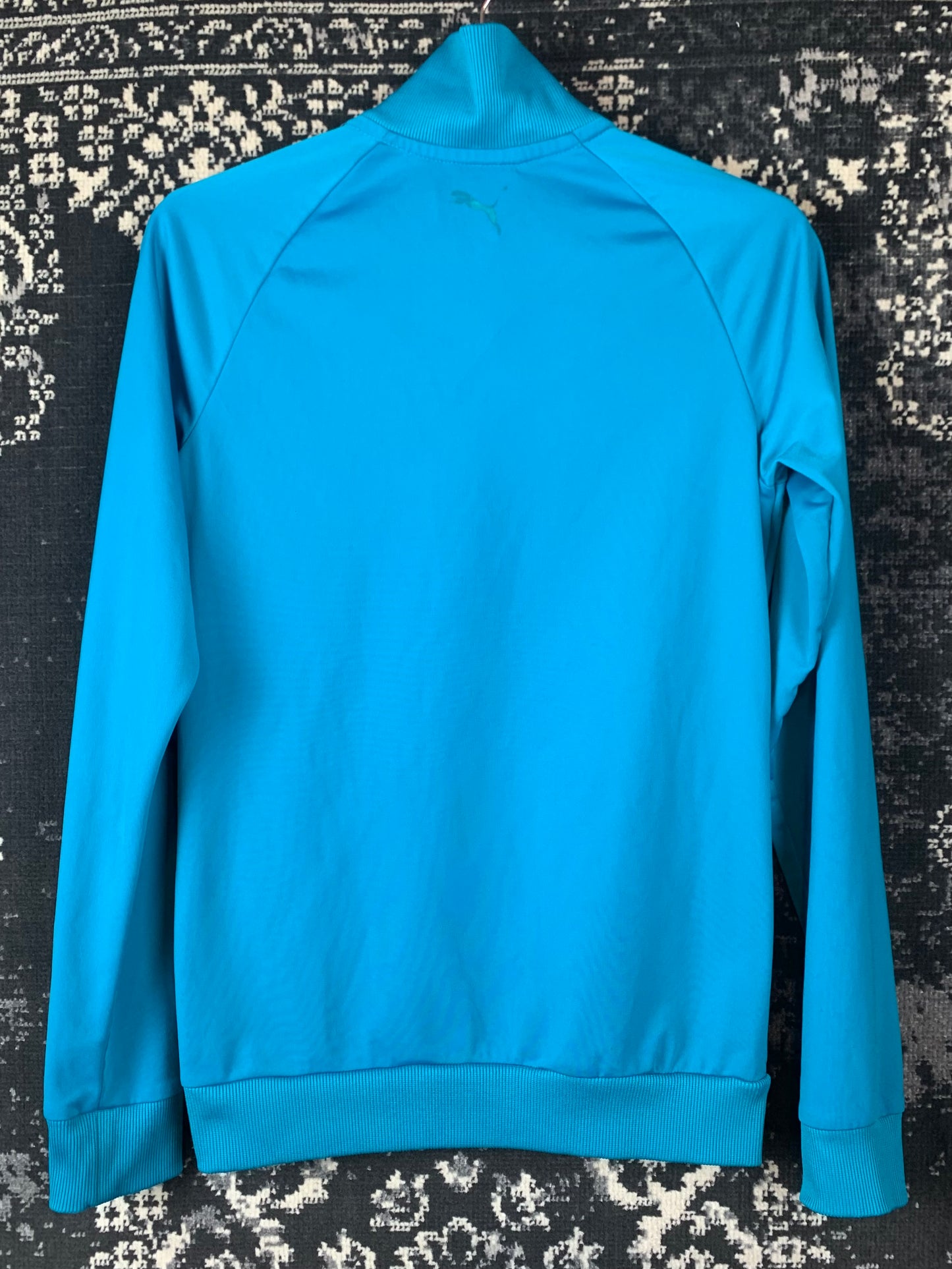 Women's Blue Puma Zip-Up Track Jacket