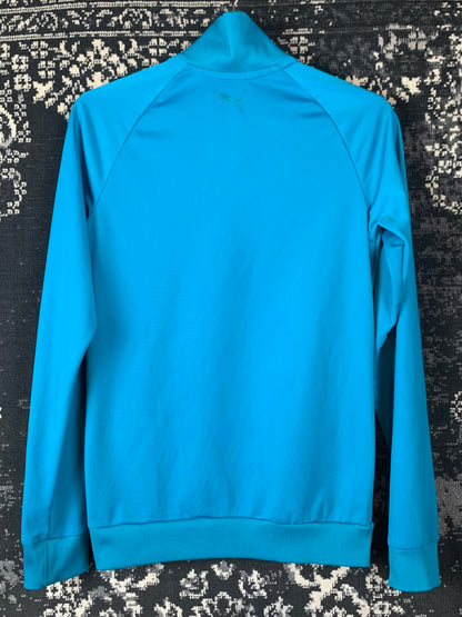 Women's Blue Puma Zip-Up Track Jacket
