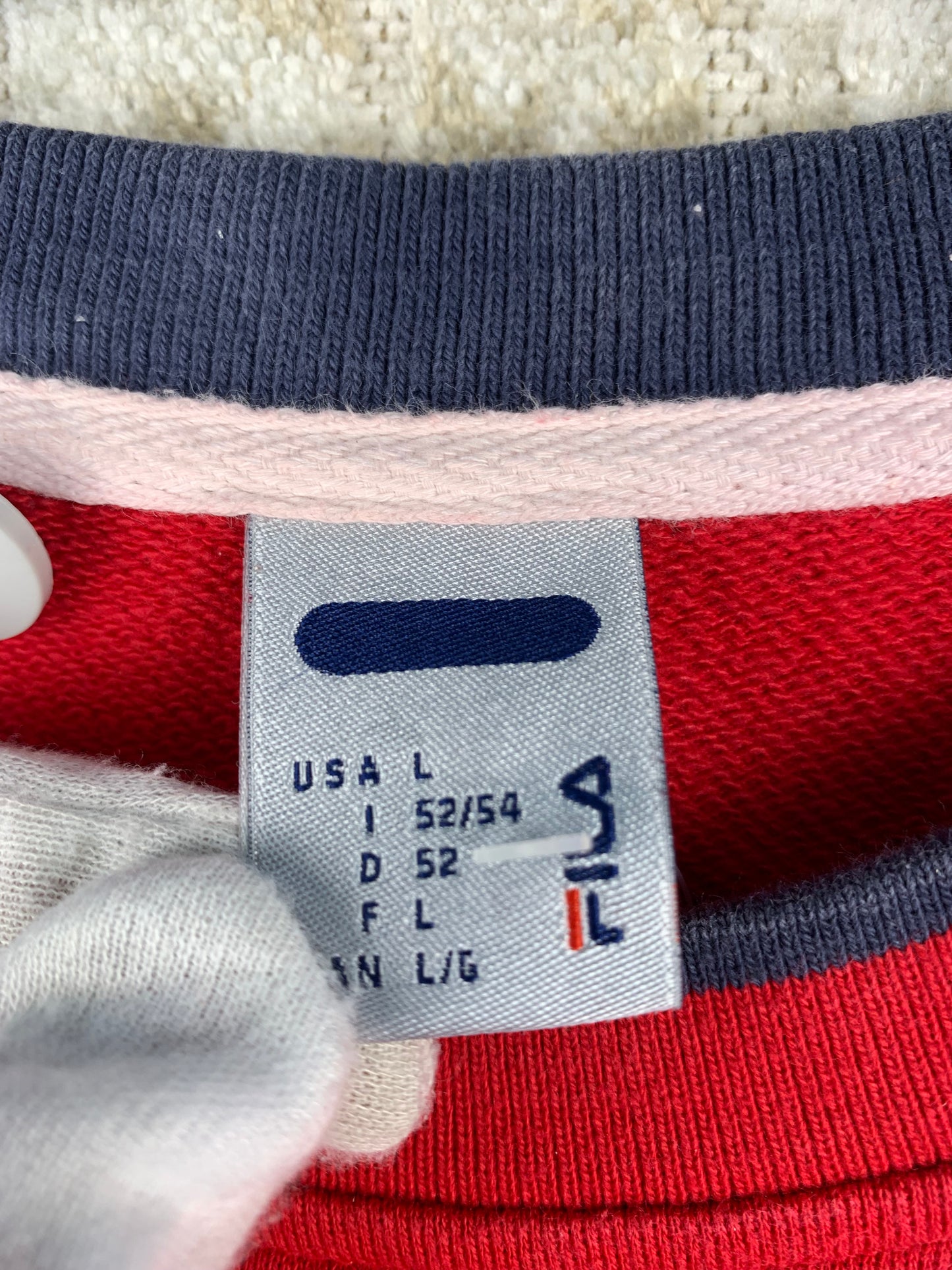 FILA Womens Red Sweatshirt