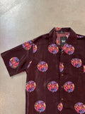 Vintage Bian Bian Hong Maroon Button Up Shirt