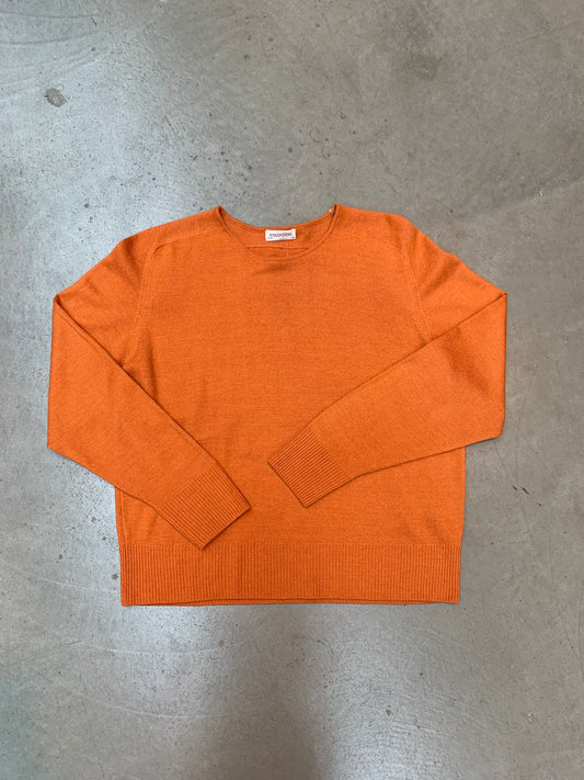 Burnt Orange Merino Wool Sweater