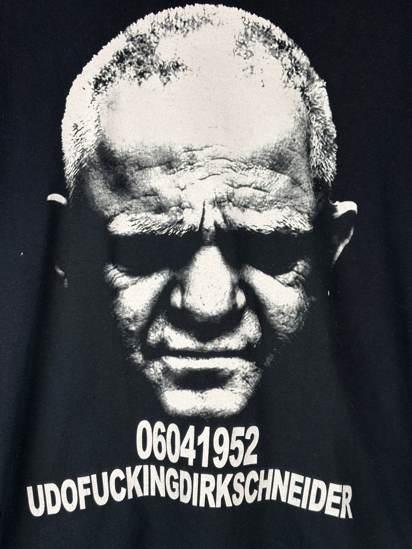 U.D.O Udo Dirkschneider Black Graphic Band T-Shirt