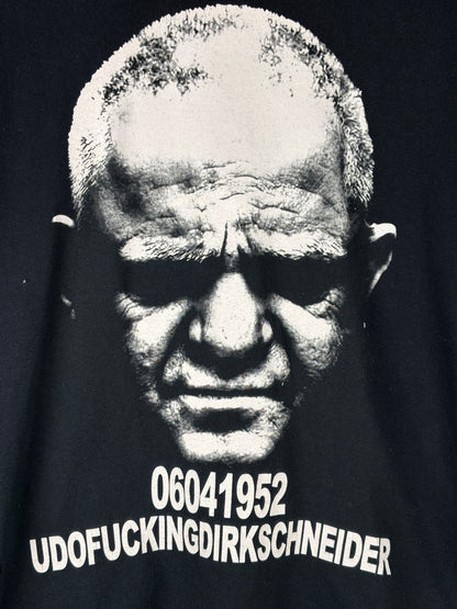 U.D.O Udo Dirkschneider Black Graphic Band T-Shirt