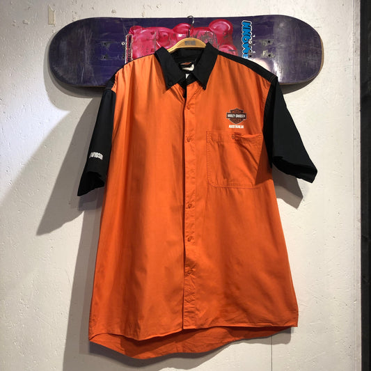 Y2K Harley Davidson Button Up Shirt