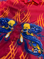 Vintage Mens Style Hawaiian Button Up