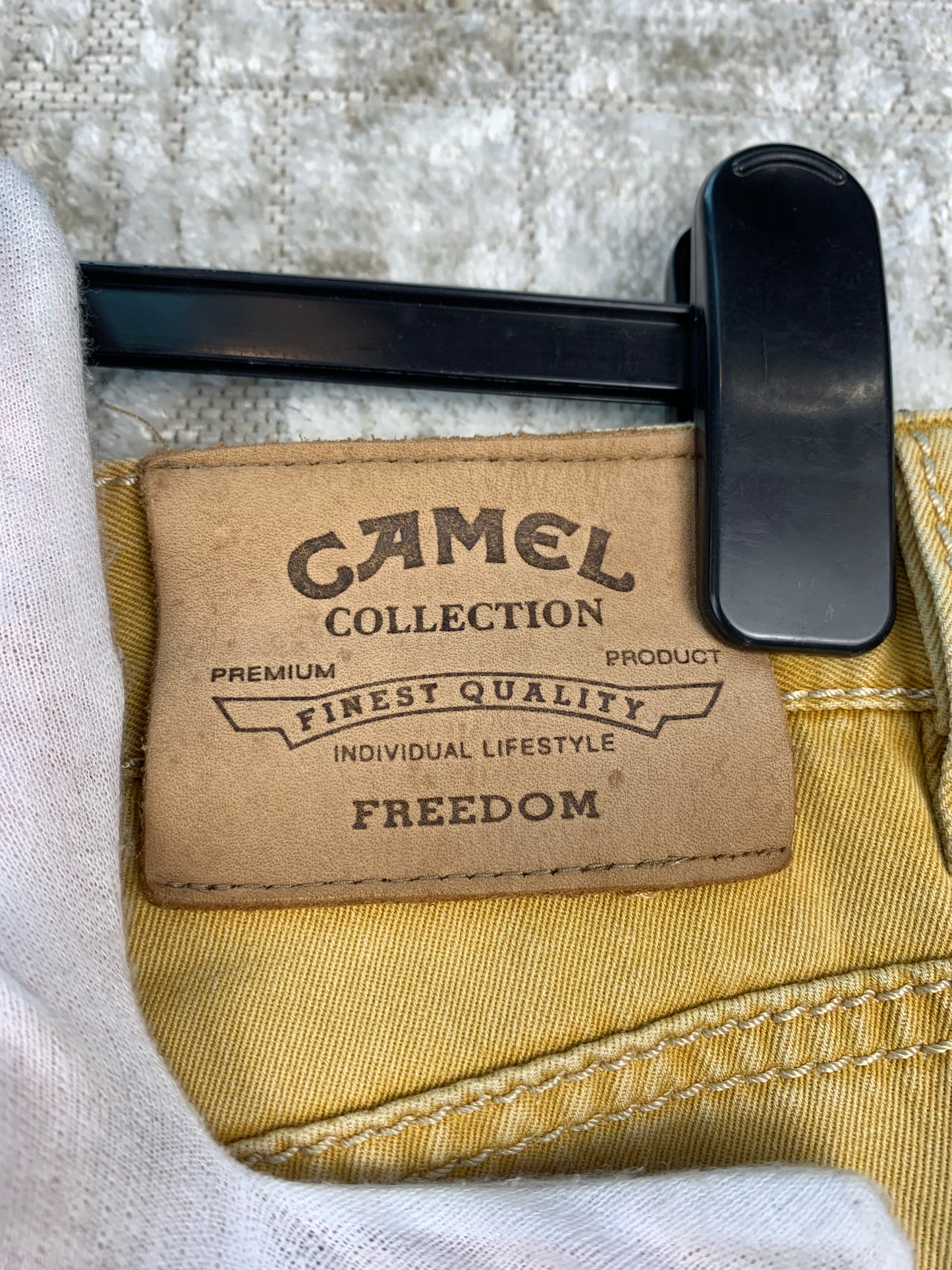 CAMEL Collection Mens Light Yellow Jeans