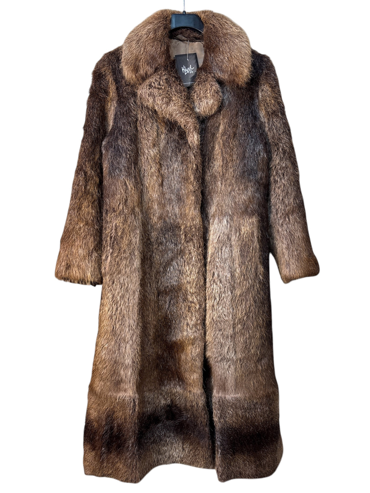Vintage Long Beaver Fur Coat