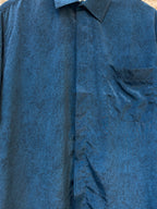Mens Vintage Christian Dior 100% Silk Button Up Shirt