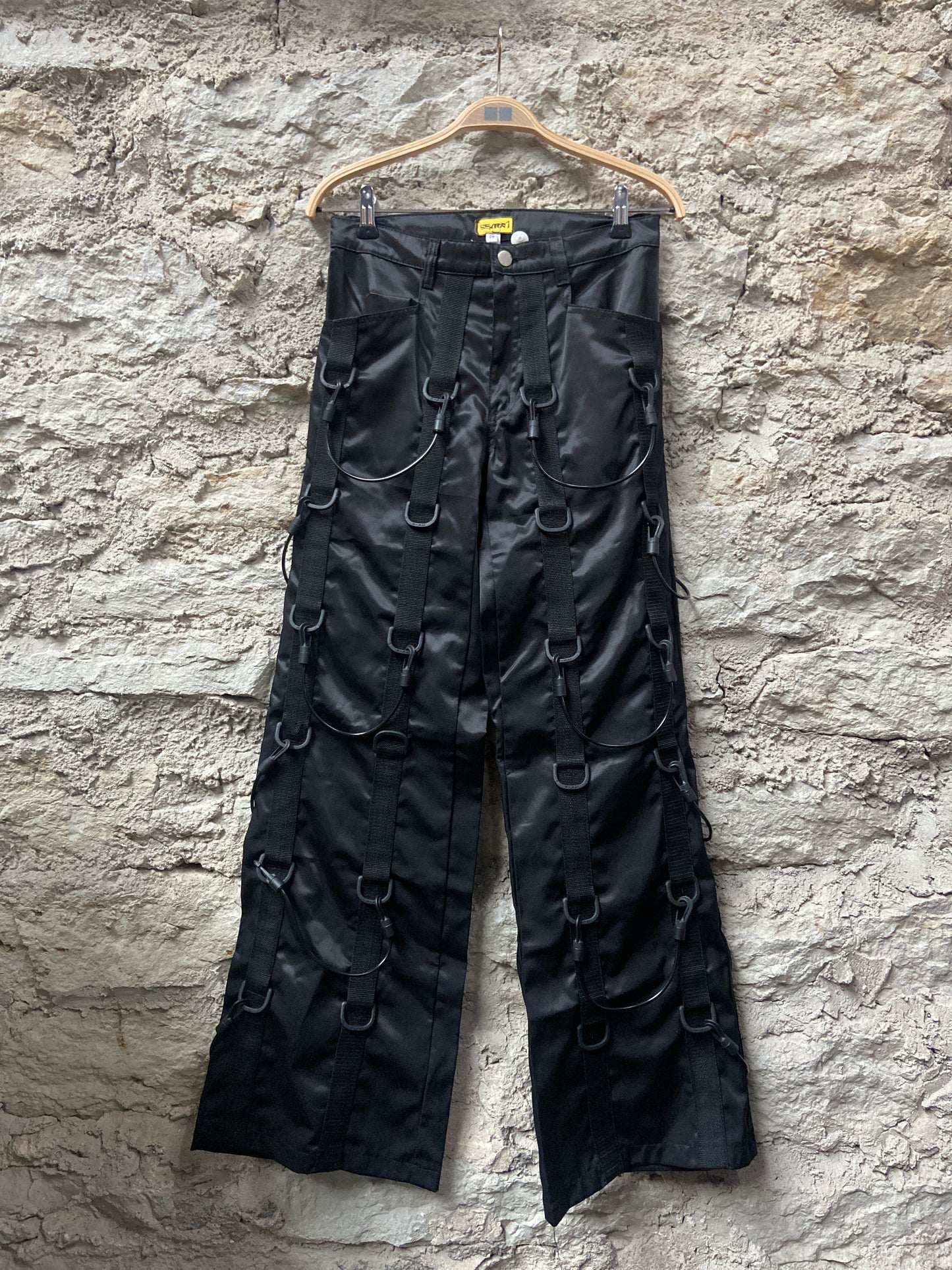 Y2K Rave Pants With Detachable Straps