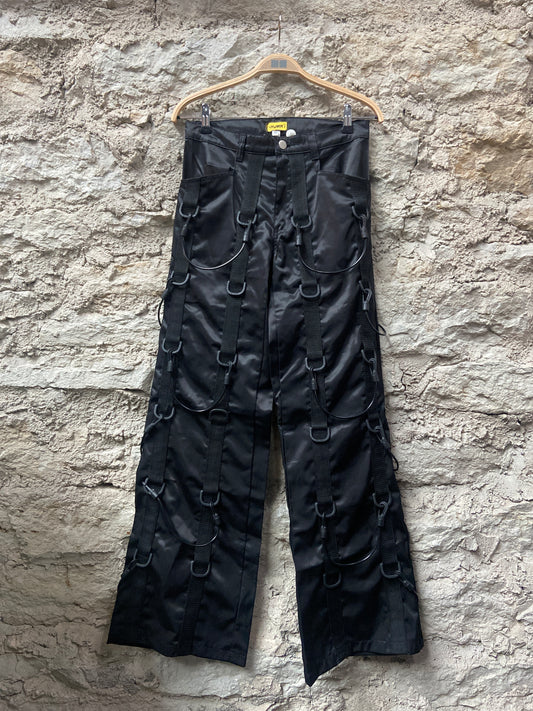 Y2K Rave Pants With Detachable Straps