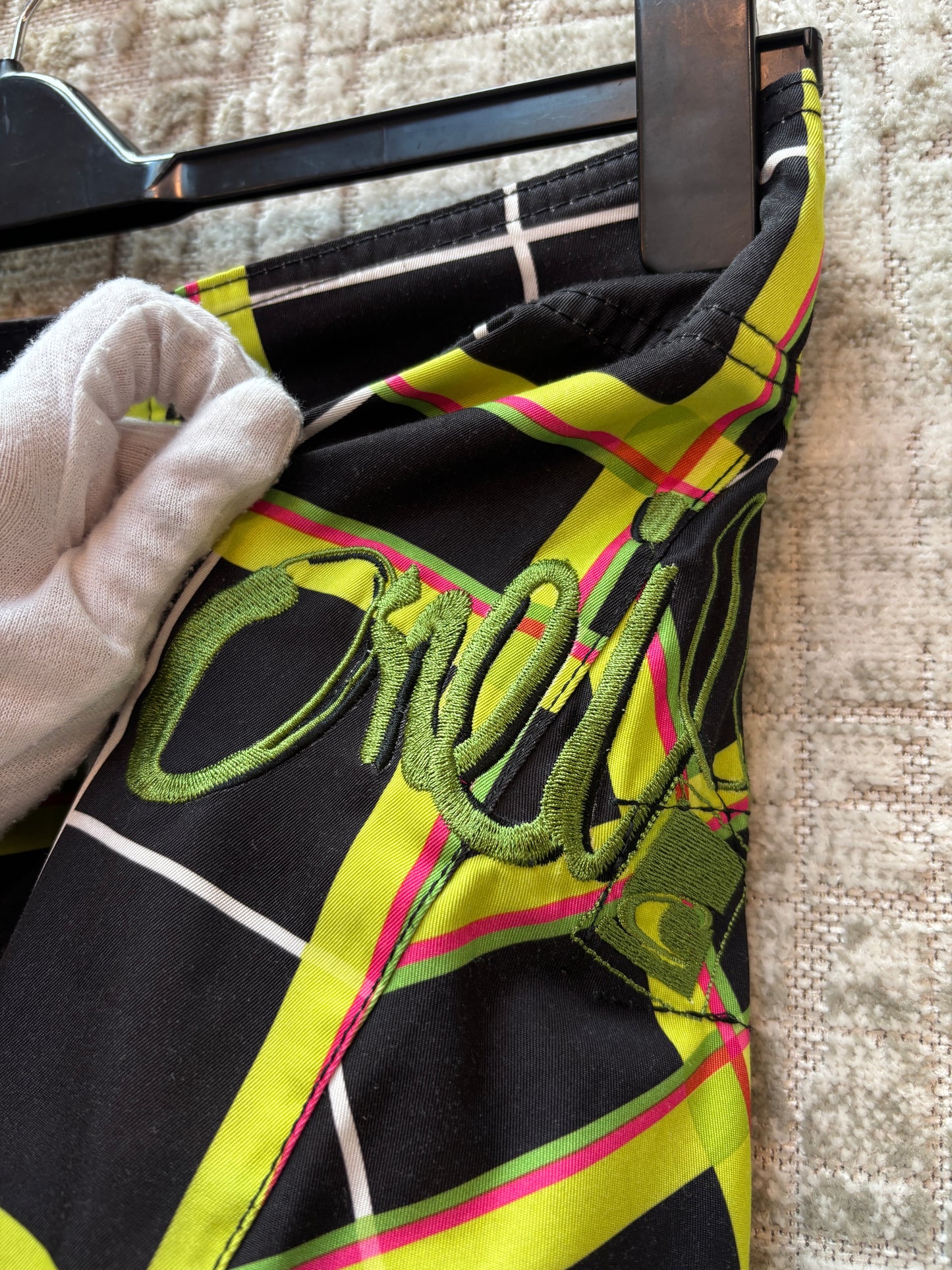 O'Neill Y2K Neon Plaid Board Shorts