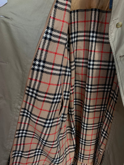 Vintage Burberrys Beige Long Trench Coat