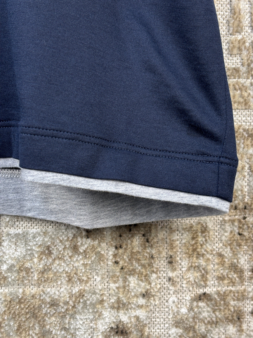 Brunello Cucinelli Men’s Navy Blue T-Shirt