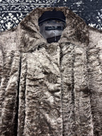 Women's Vintage Golden Brown Long Coat