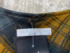 Womens Vintage Plaid Mini Dress