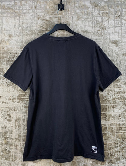 Men's Puma 3D Text Black T-Shirt
