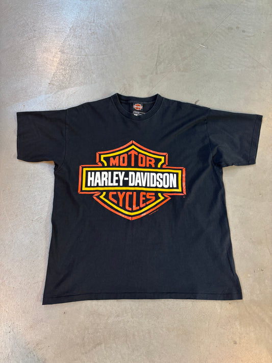 Vintage 1992 Harley Davidson XL Black T-Shirt