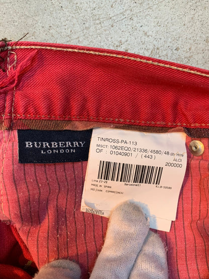 Mens Vintage Burberry Cotton Pants