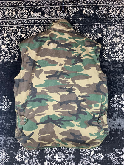 Men's Y2K Military Camo Utility Vest