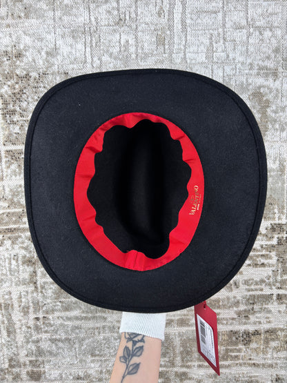 Valentino Garavani Logo-Plaque Fedora Hat