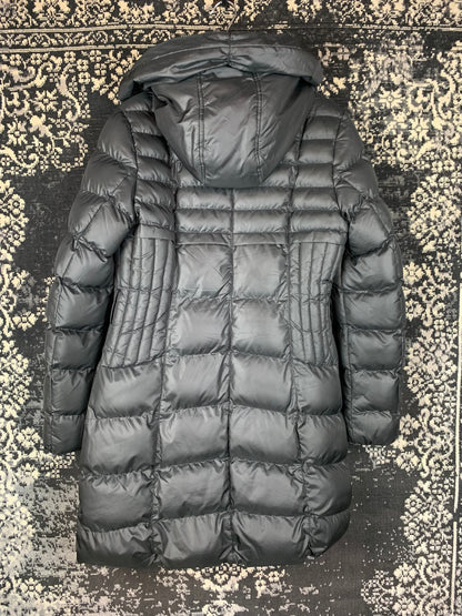 Y2K Black Long Puffer Jacket by MH-G.STONE