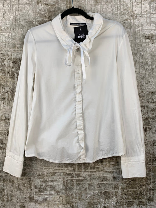 Womens Marithe Francois Girbaud White Button Up