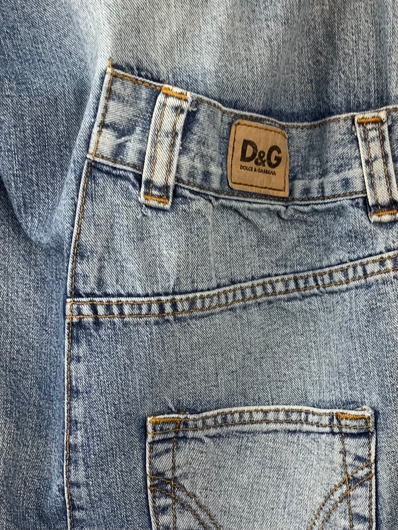 Men's Vintage Dolce&Gabbana Light Wash Denim Jeans