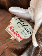 Malungs Skinnservice Distressed Leather Coat