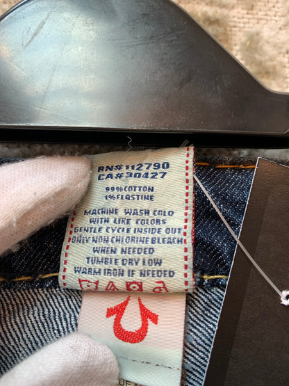 True Religion Rhinestone Straight Leg Jeans