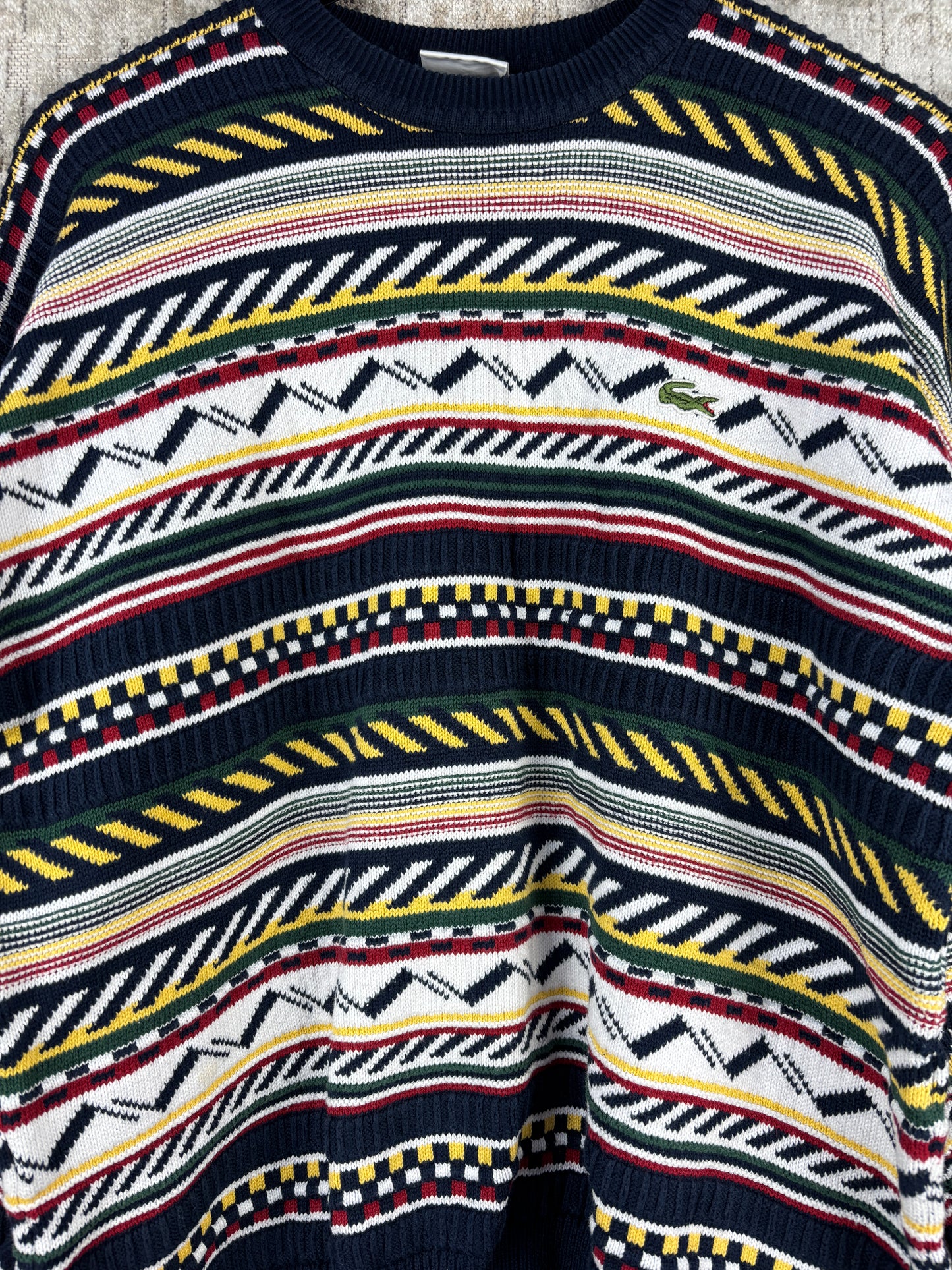 Men's Vintage Lacoste Coogi Style Sweater