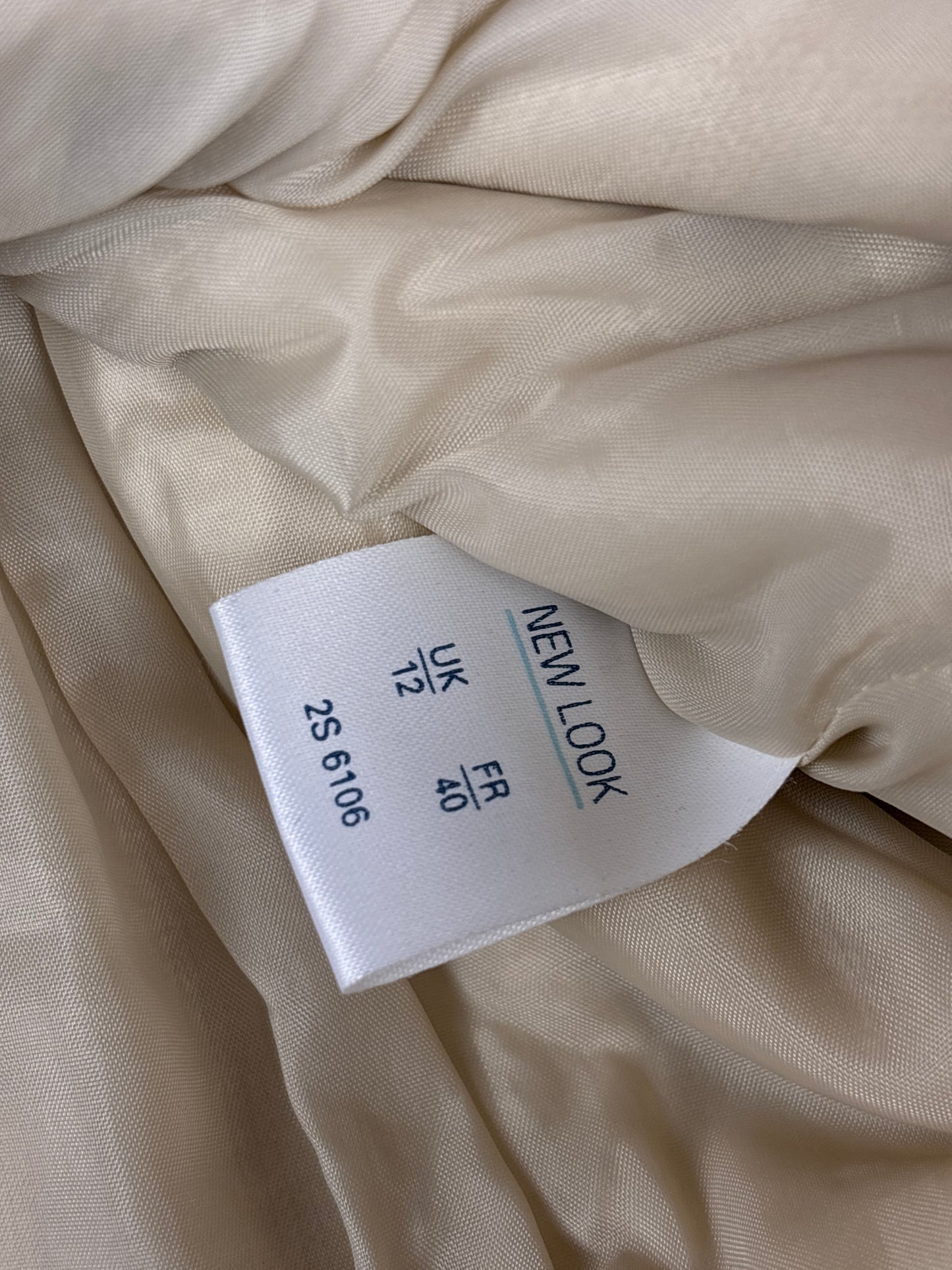 Y2K Women's Cream Faux Fur Jacket