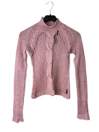 DKNY Jeans Open-Knit Mock Neck Sweater