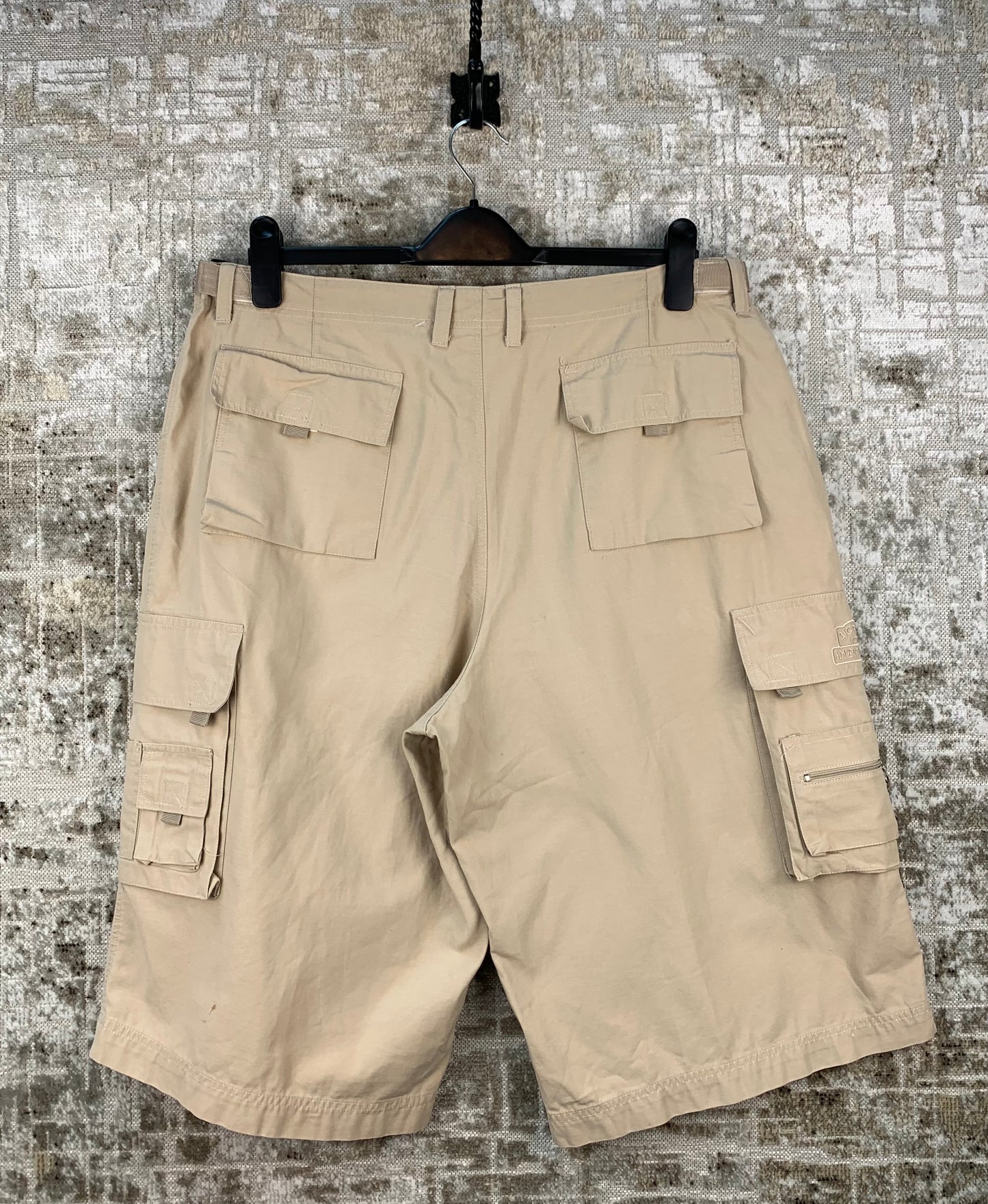 Men's Vintage Beige Cargo Shorts