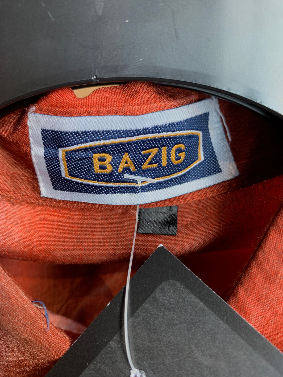 BAZIG Mens Red Eagle Snake Graphic Shirt