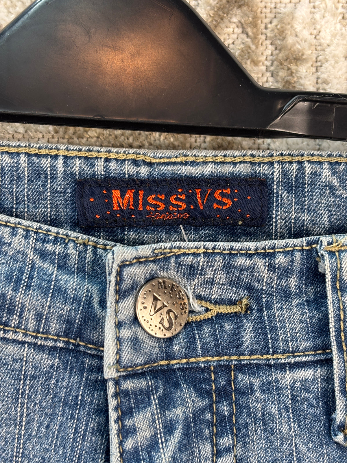 Womens Y2K Lightwash Cargo Jeans