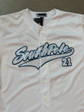 Southpole White Baseball Jersey