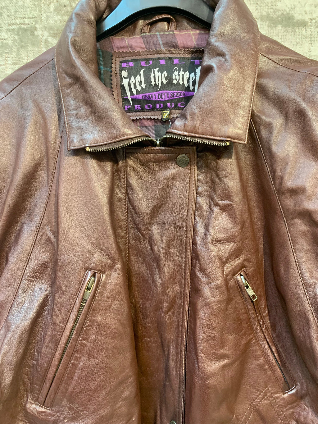 Feel the Steel Leather Coat