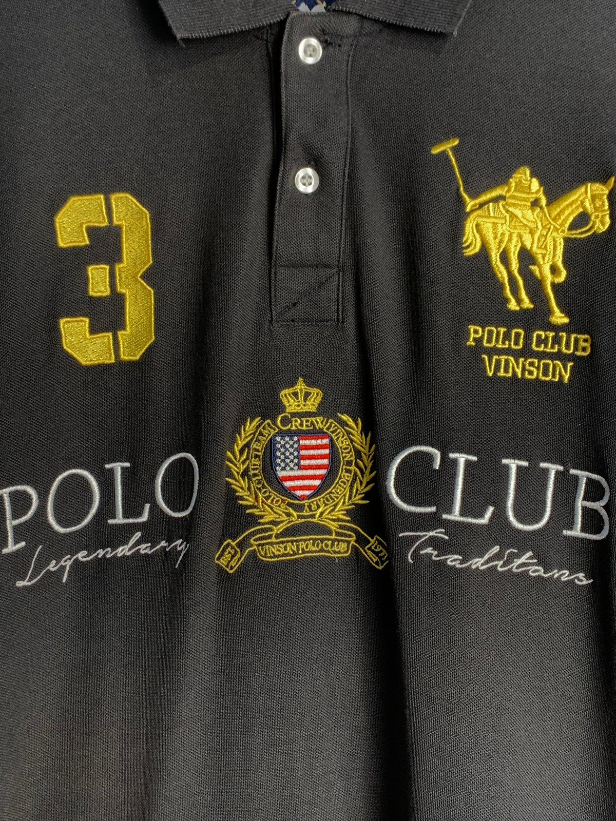 Vinson Polo Club Embroidered Polo Shirt