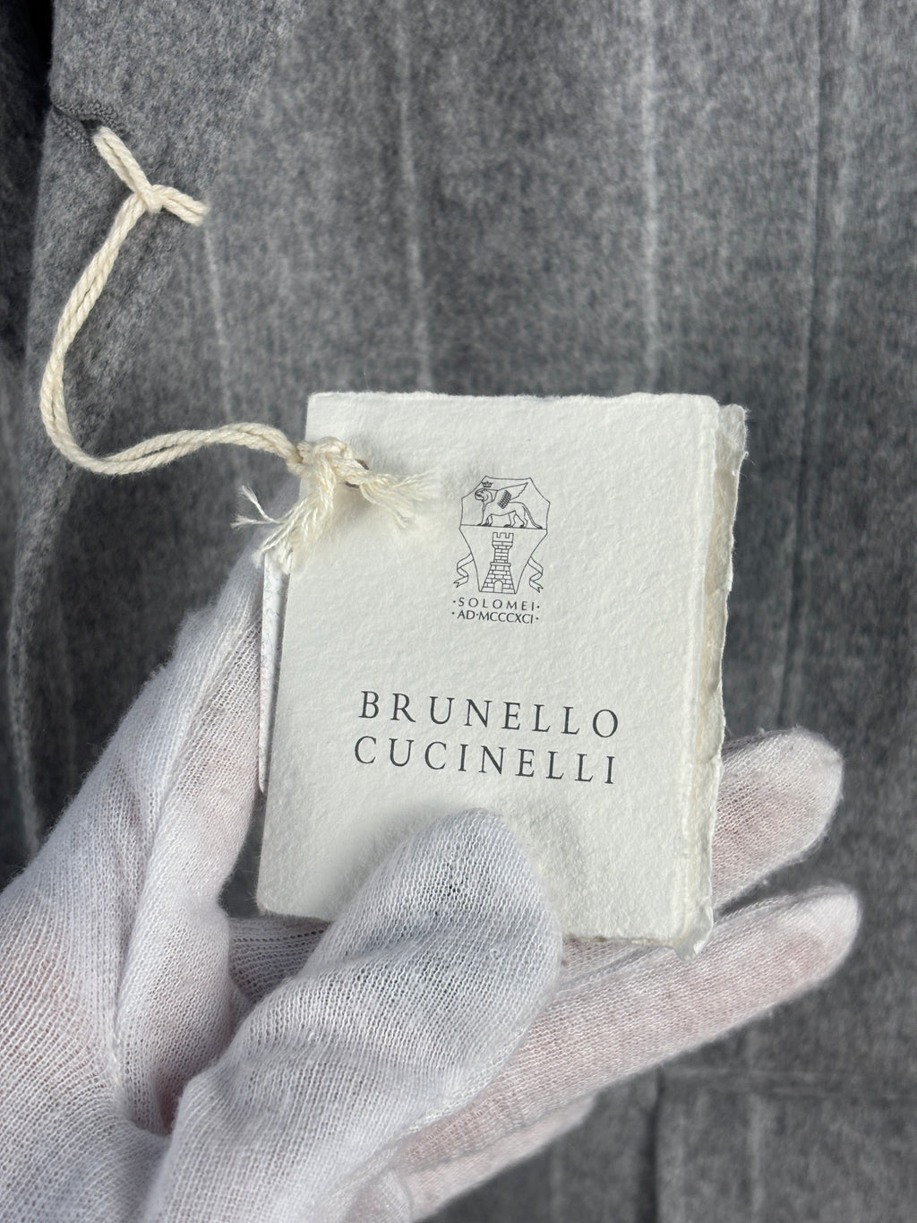 Brunello Cucinelli Grey Flannel Blazer
