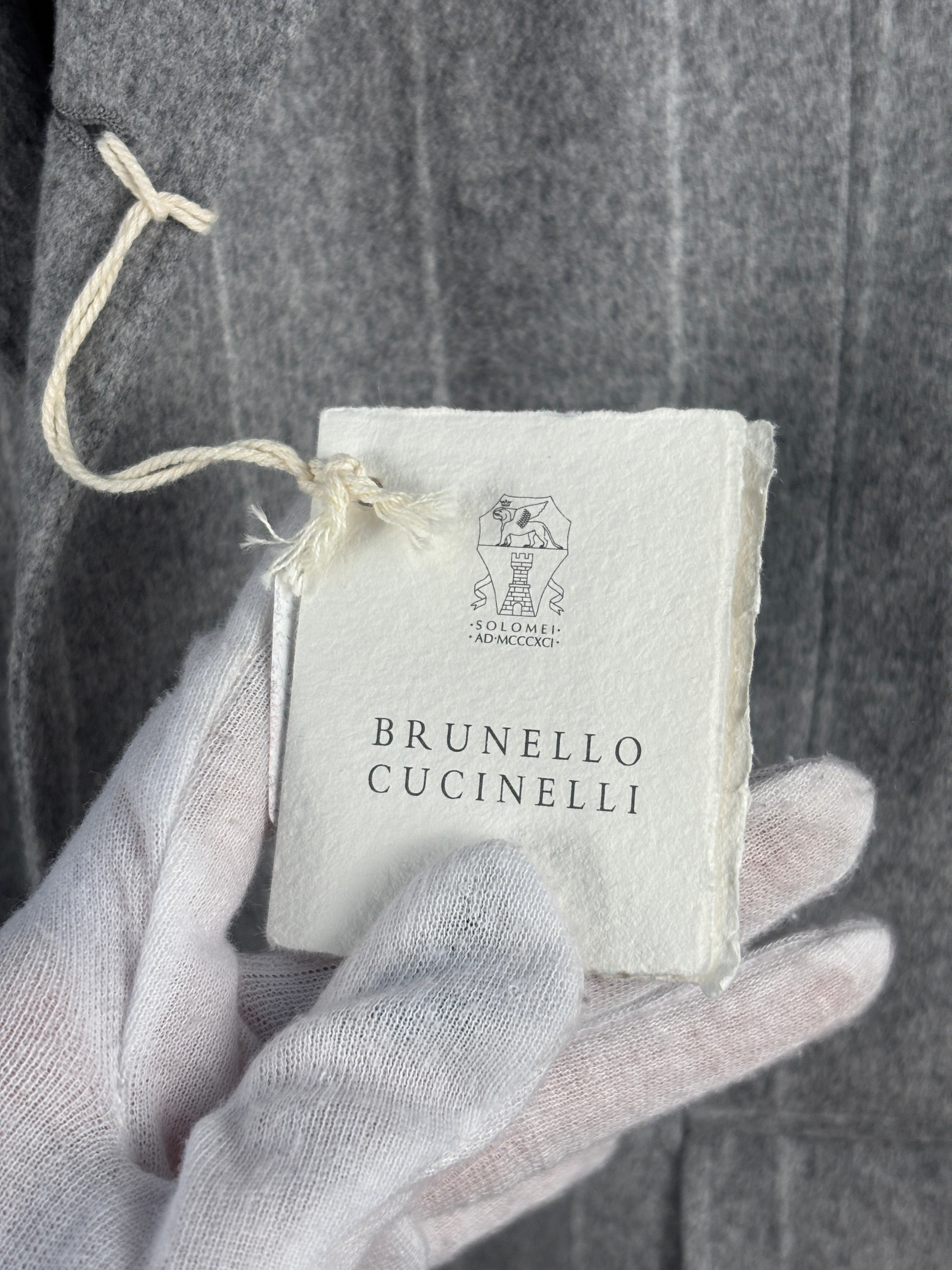 Brunello Cucinelli Grey Flannel Blazer