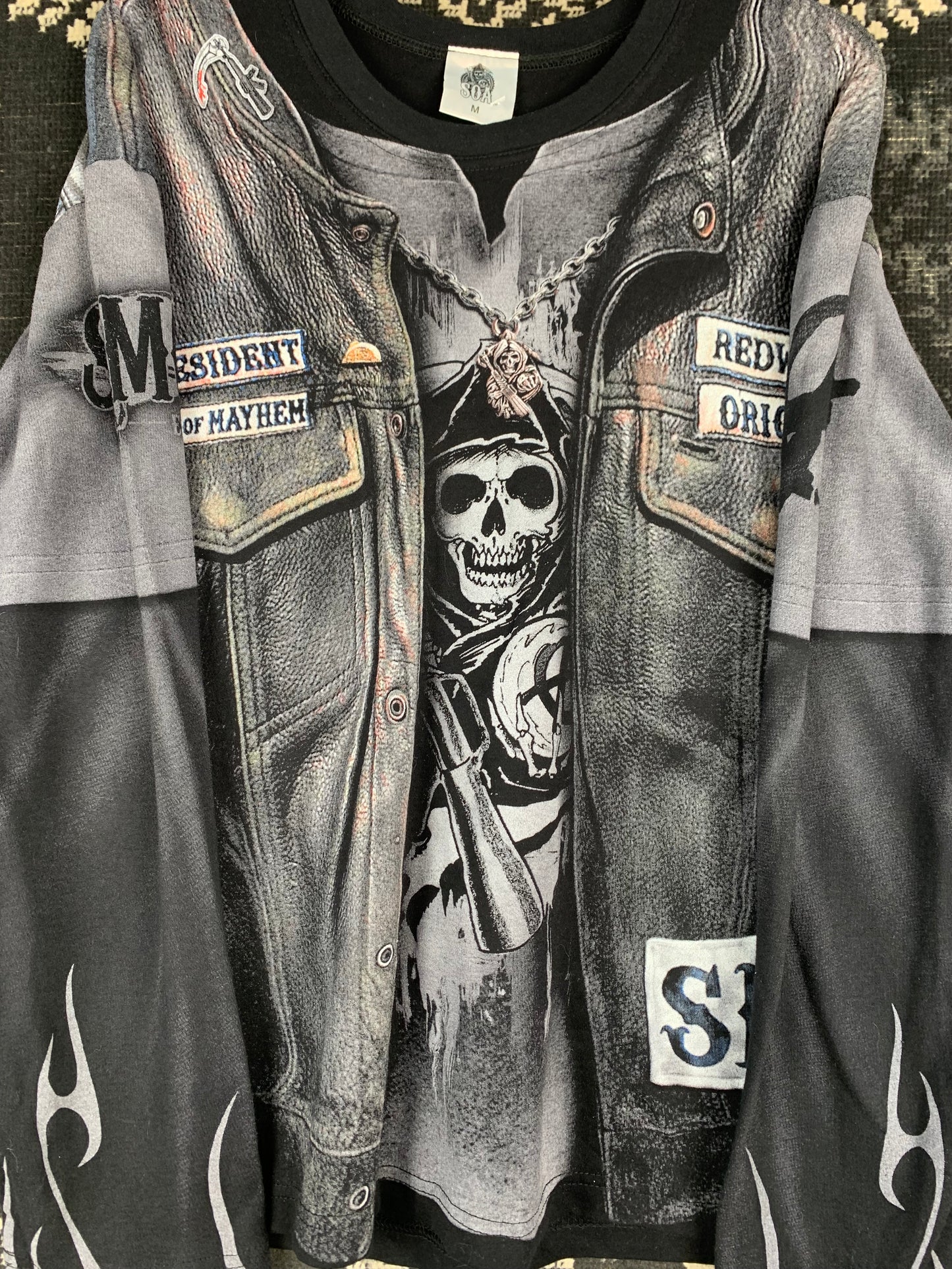 Y2K Men’s SOA Grim Reaper Long Sleeve